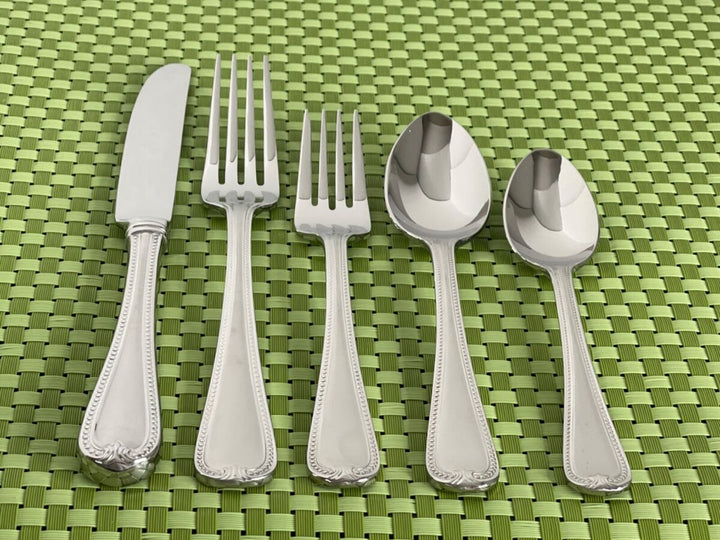 Vintage Jewel Frosted Flatware