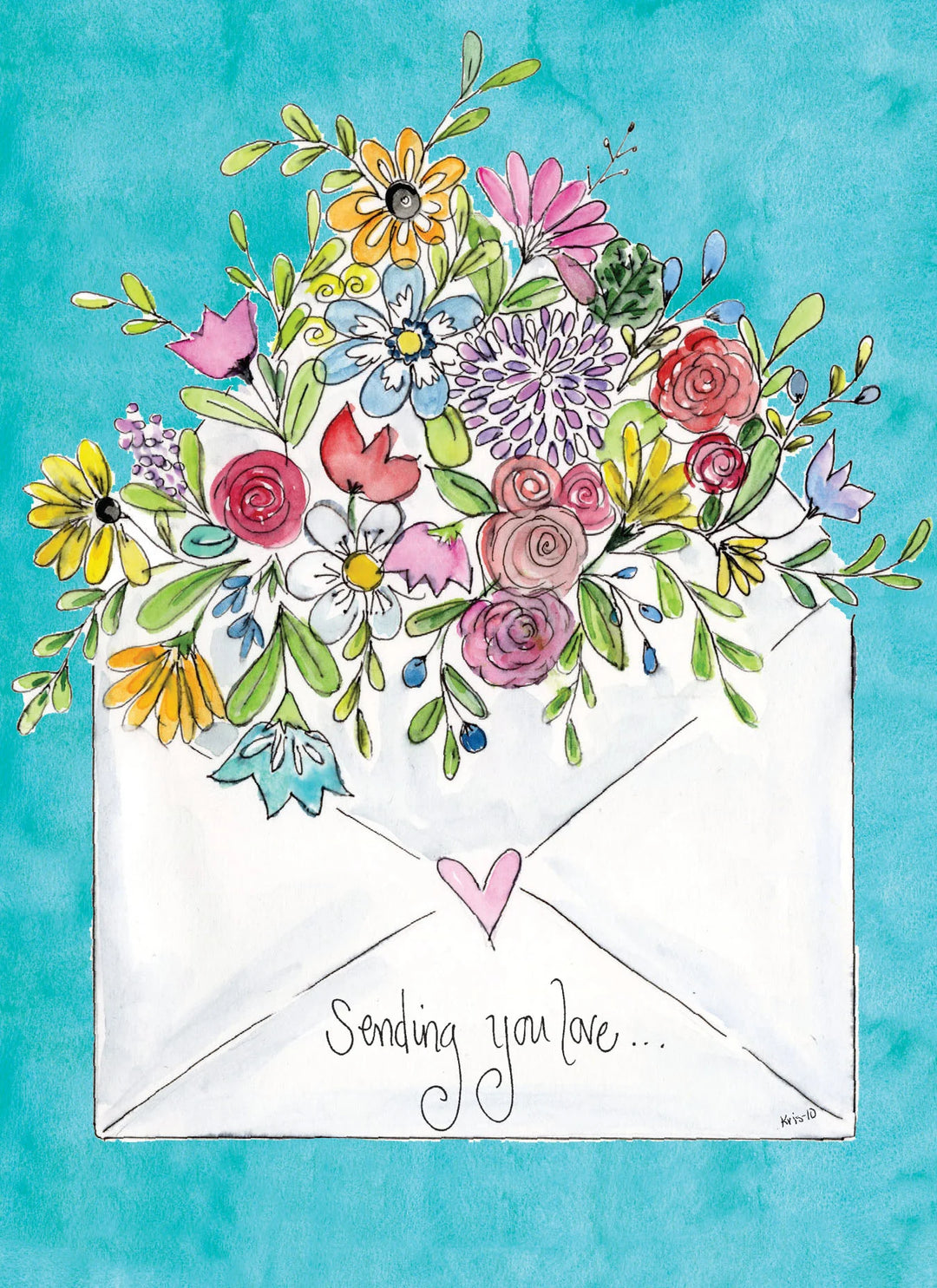 Sending you Love Bouquet Card