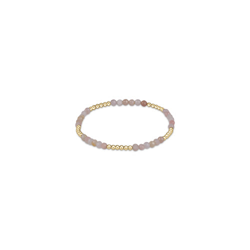 Classic Blissful Pattern 2.5mm Bead Bracelet - Gemstone