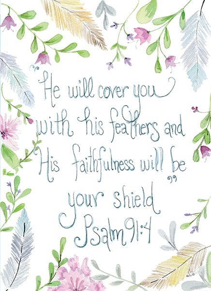 Sympathy Card | His Feathers