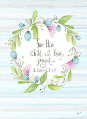 Baby Card | For this Child I Have Prayed