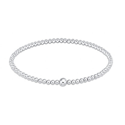 Classic Sterling Beaded Bangle