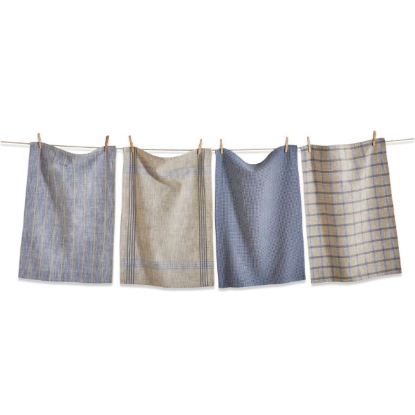 Canyon Woven Dishtowel Set of 4, Blue