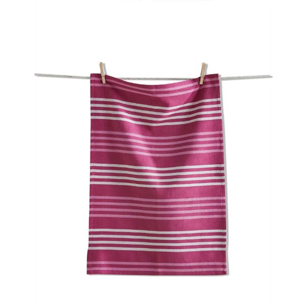 Basket Weave Stripe Dish Towel