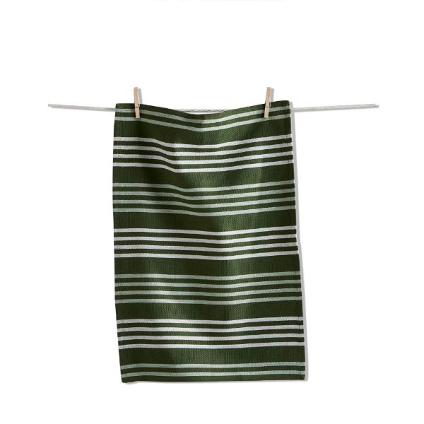 Basket Weave Stripe Dish Towel