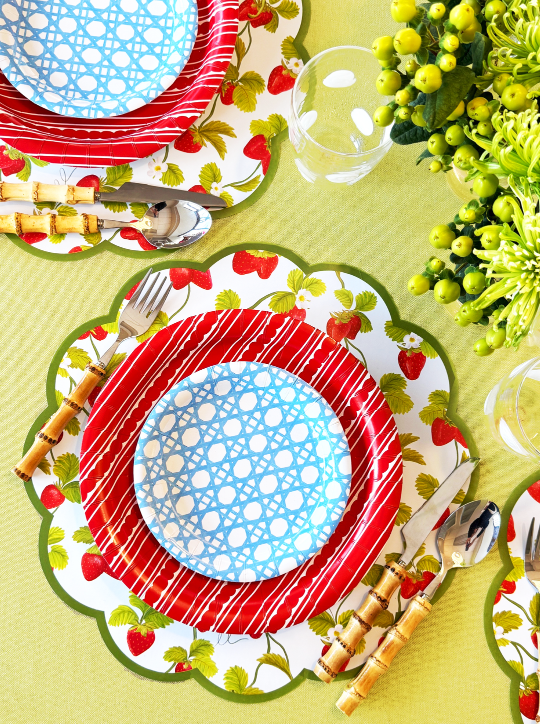 Blue Cane Heavy-Duty Paper Plates