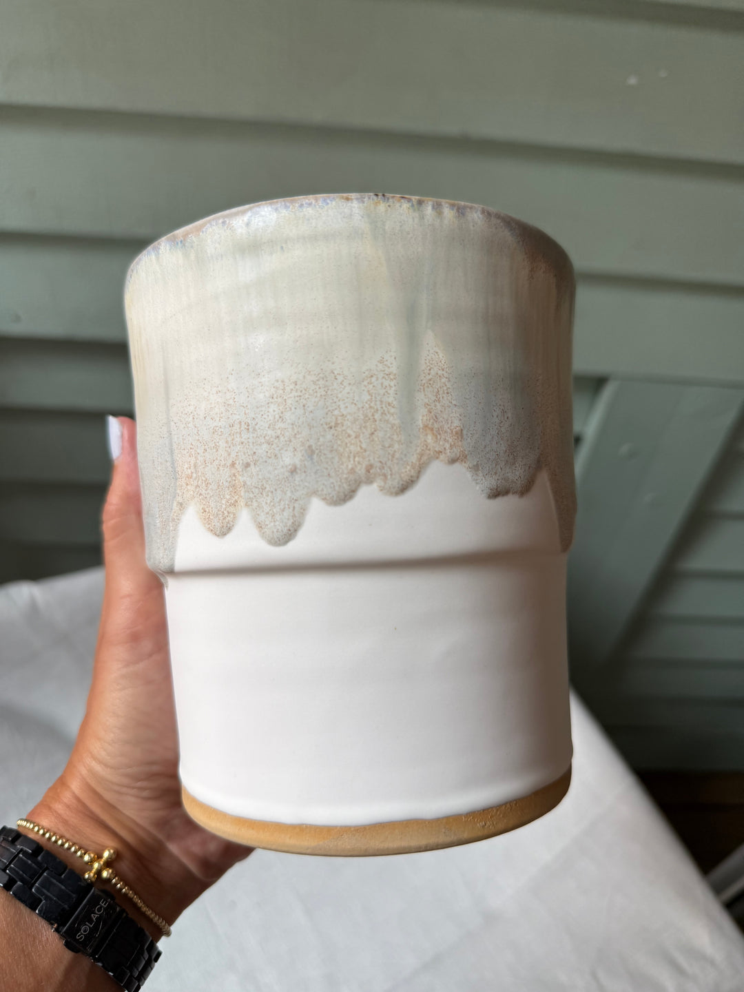 Farmhouse Utensil Crock -Magnolia