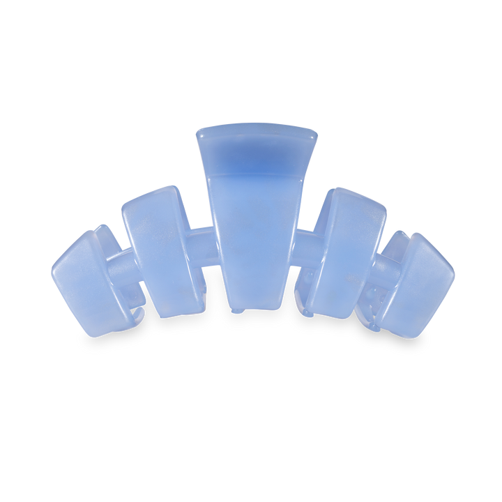 TELETIES - Classic Hair Clip | Medium | Blue Lagoon