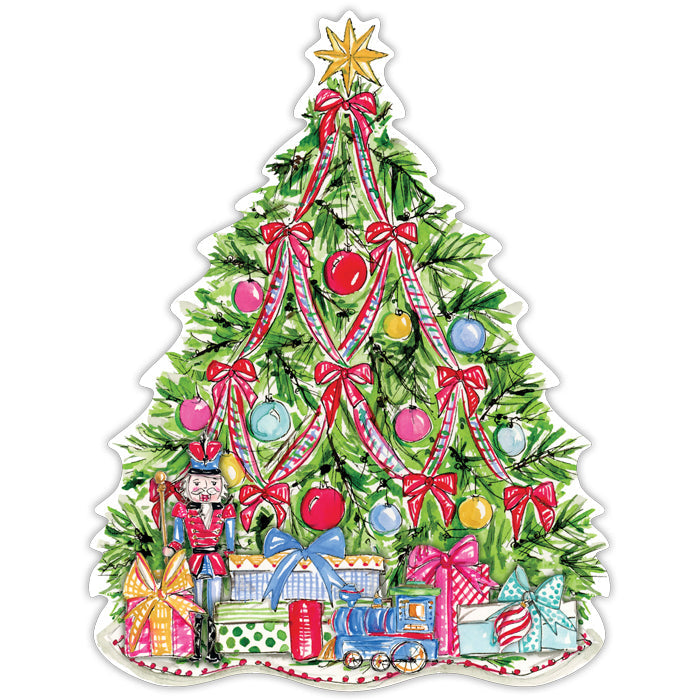 Traditional Christmas Tree Die-Cut Placemat