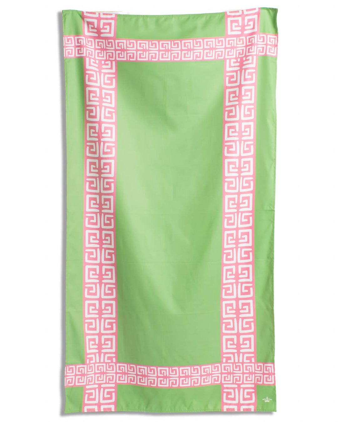 The Royal Standard - Cabana Cove Giant Beach Towel    Green/Pink/White    40x70