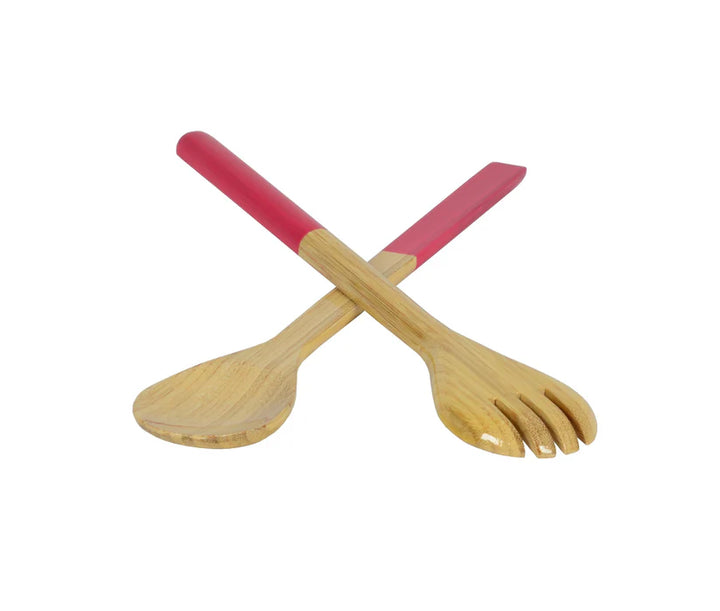 Bamboo Salad Servers | Large