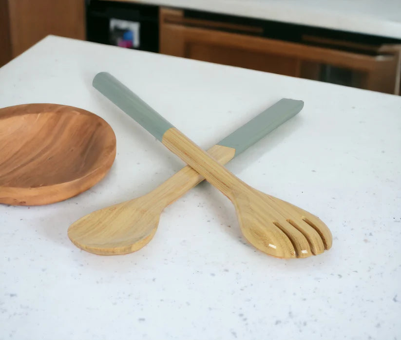 Bamboo Salad Servers | Large