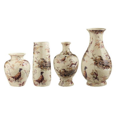 Pheasant Vases