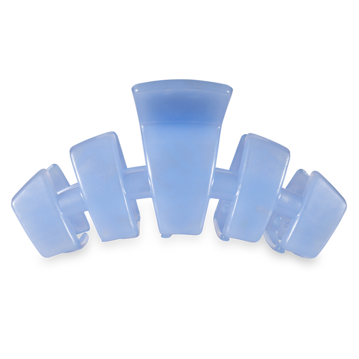TELETIES - Classic Hair Clip | Large | Blue Lagoon