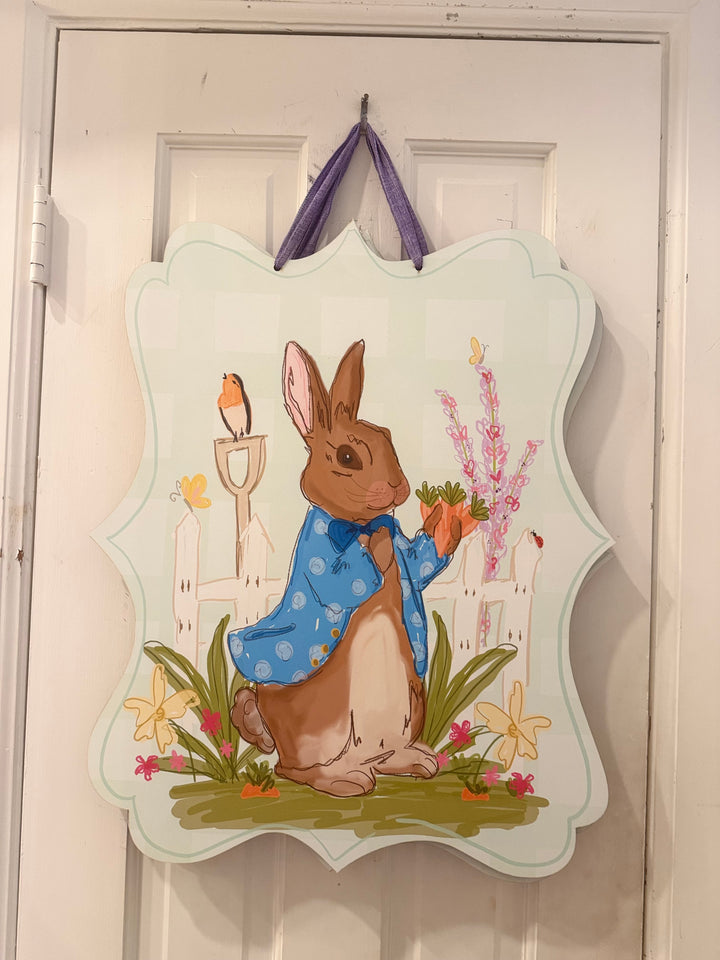Mr Peter Rabbit Door Hanger