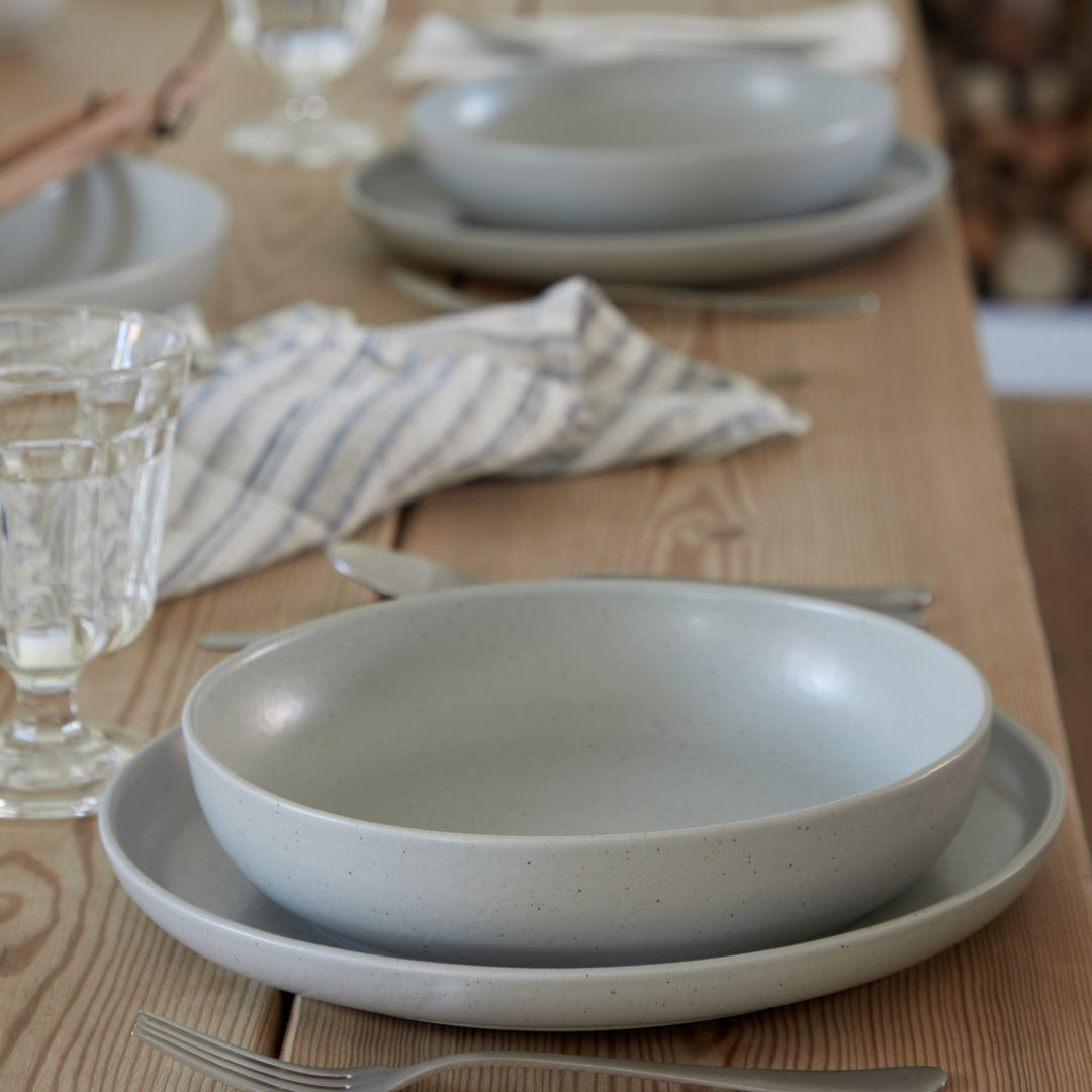 Pacifica Oyster Grey Dinner and Serveware