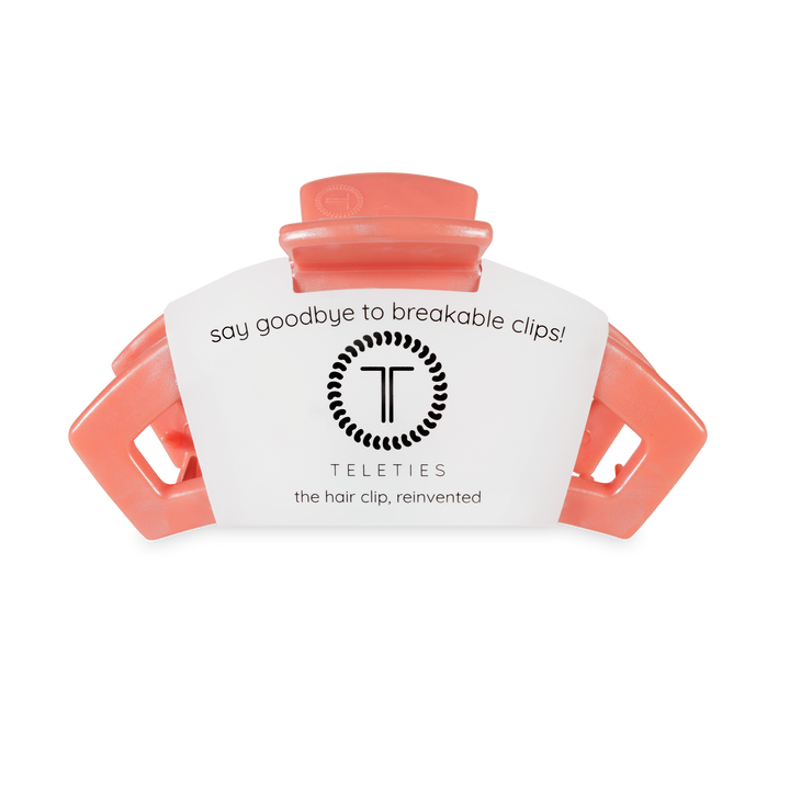 TELETIES - Open Hair Clip | Medium | Dreamsicle