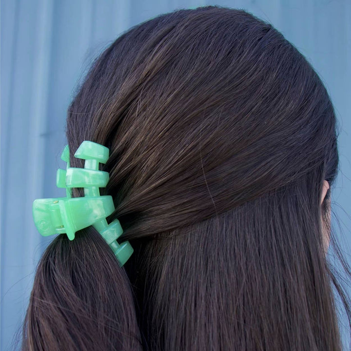 TELETIES - Classic Hair Clip | Small | Spring Splash