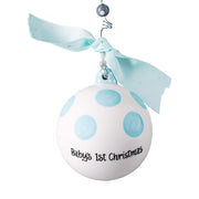 Baby's First Christmas Rocking Horse Ball Ornament