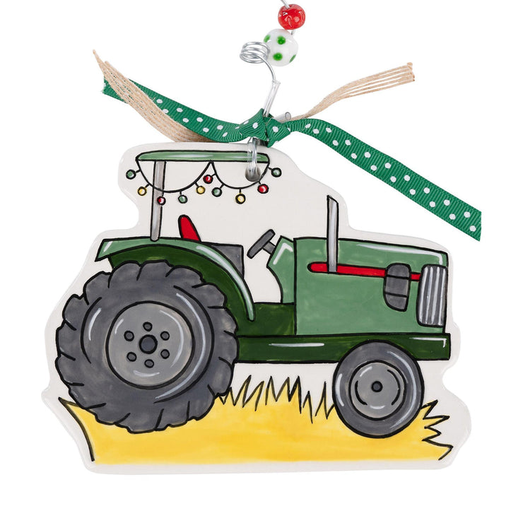 Tractor Flat Ornament