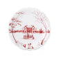 Country Estate Winter Frolic Ruby "Mr. & Mrs. Claus" Party Plates Set/4