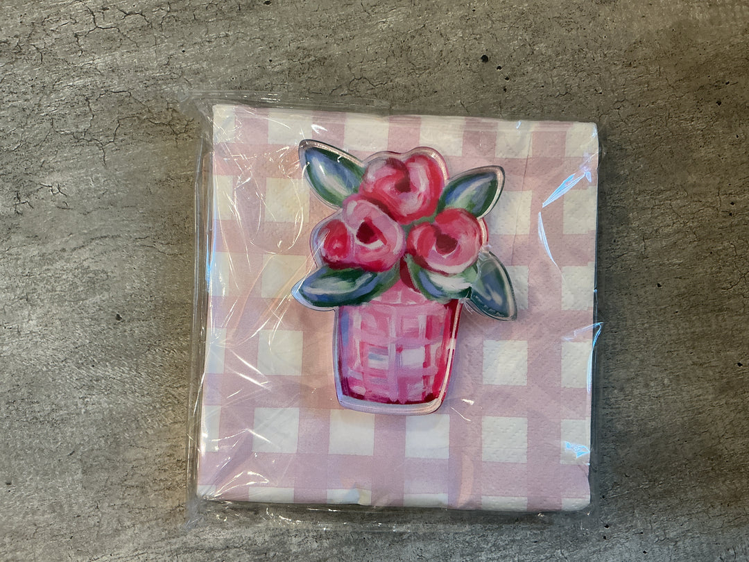 Flower Napkins with Weight