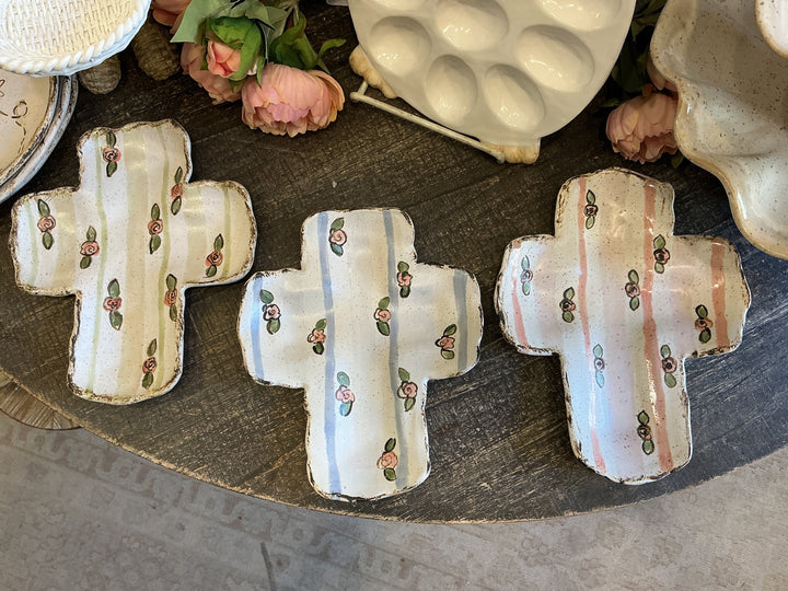 Cottage Stripe Cross