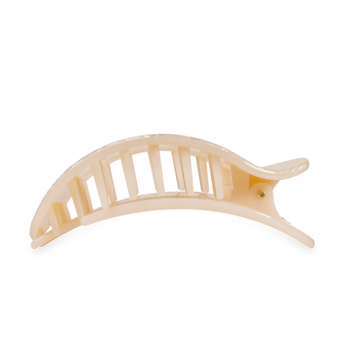 TELETIES - Flat Round Hair Clip | Large | Soft Surf