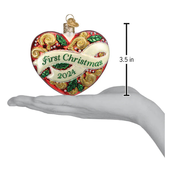 2024 First Christmas Heart Ornament