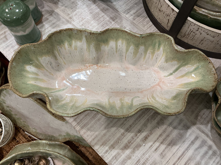 Center Piece Dish - Match Latte