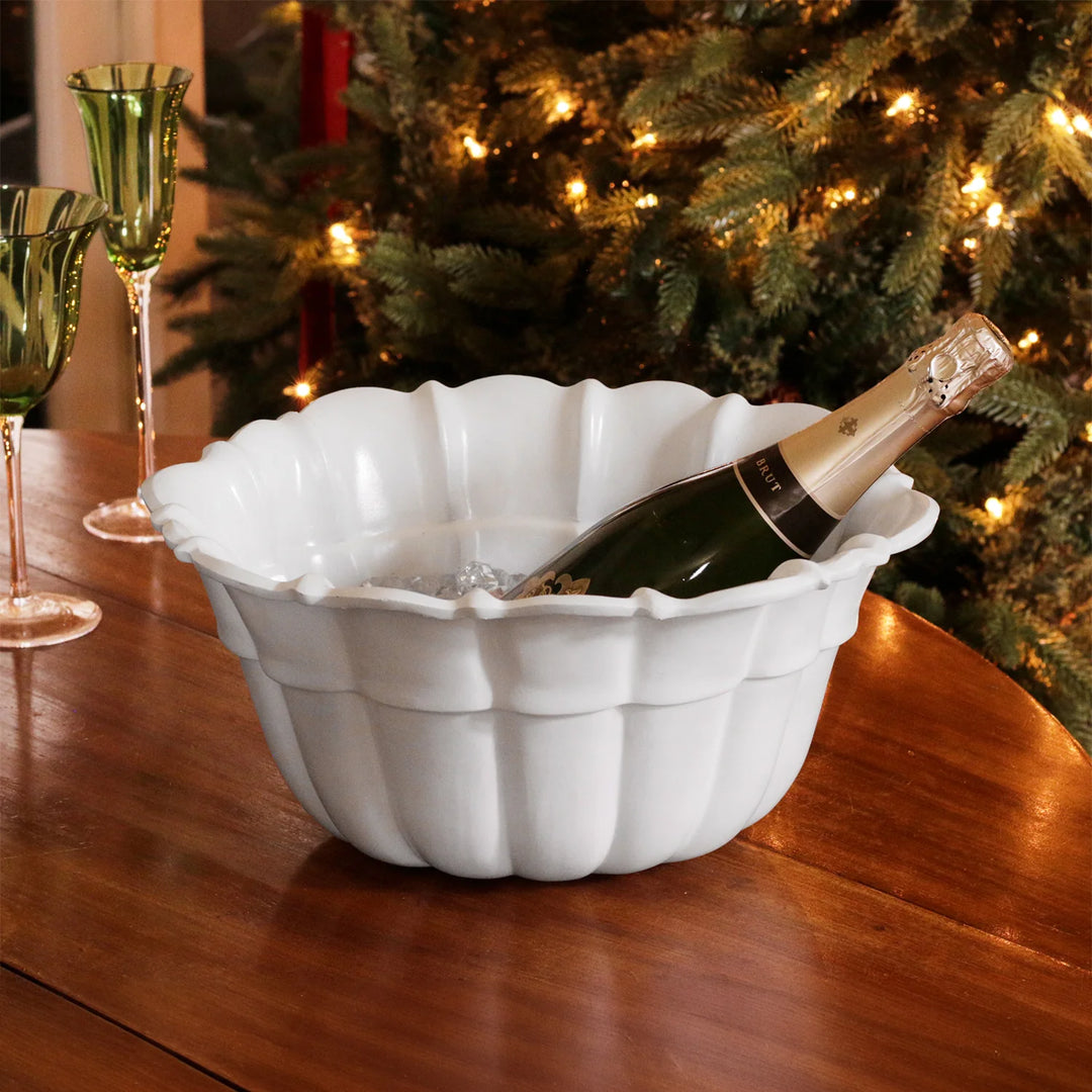 VIDA Tuscany Extra Large Centerpiece/Punch Bowl (White)