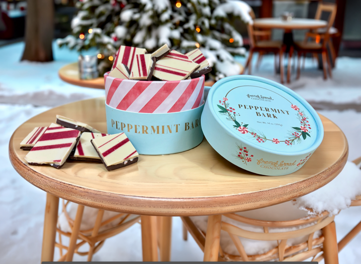 French Broad Chocolate - Peppermint Bark - 14oz
