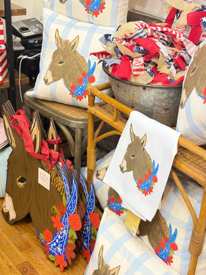 Mule Doorhanger - Blue Bandana