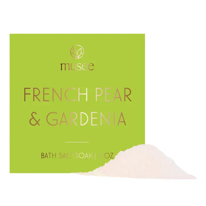 French Pear &amp; Gardenia Mini Salt Soak