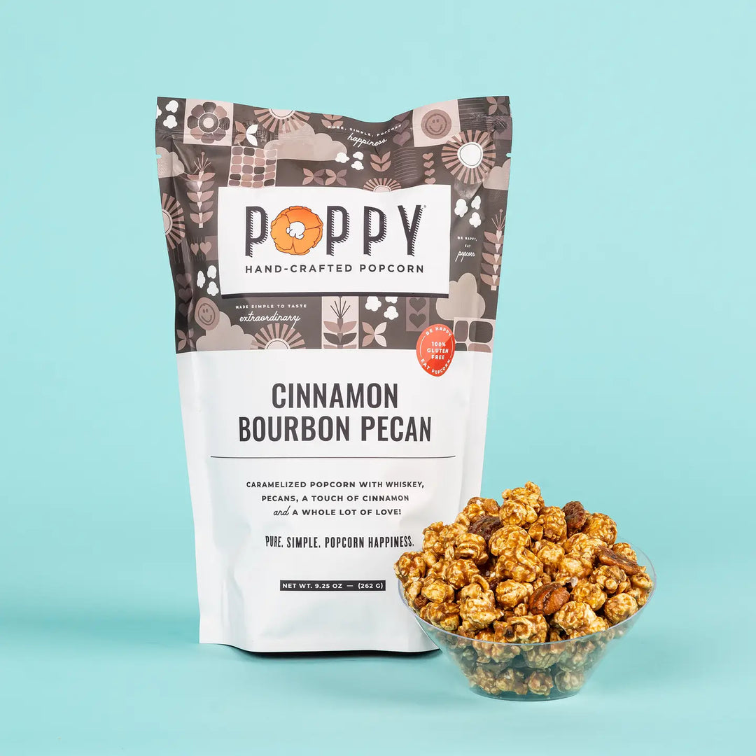 Cinnamon Bourbon Pecan Popcorn