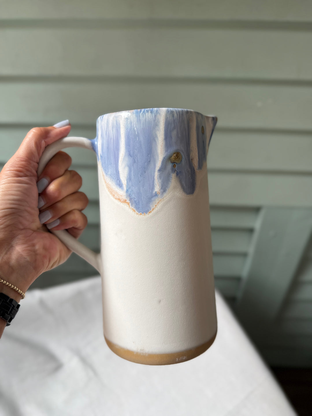 Water Pitcher - Blue Willow