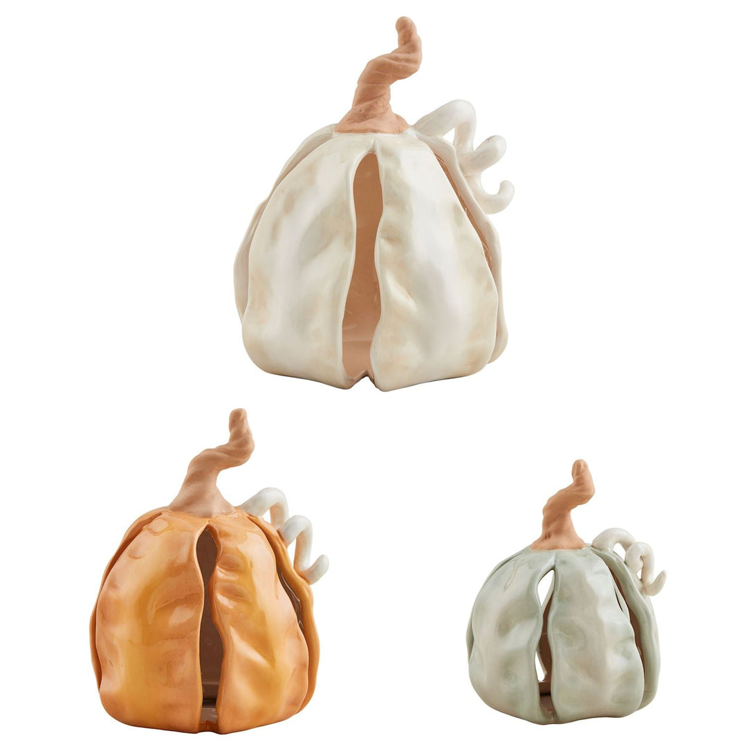 Ceramic Pumpkin Sitters-Large