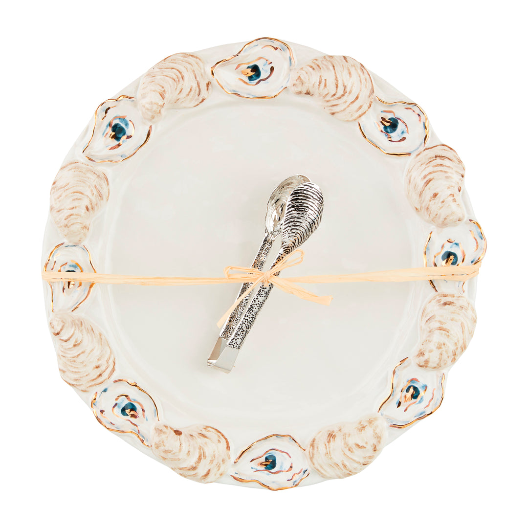 Oyster Round Platter Set