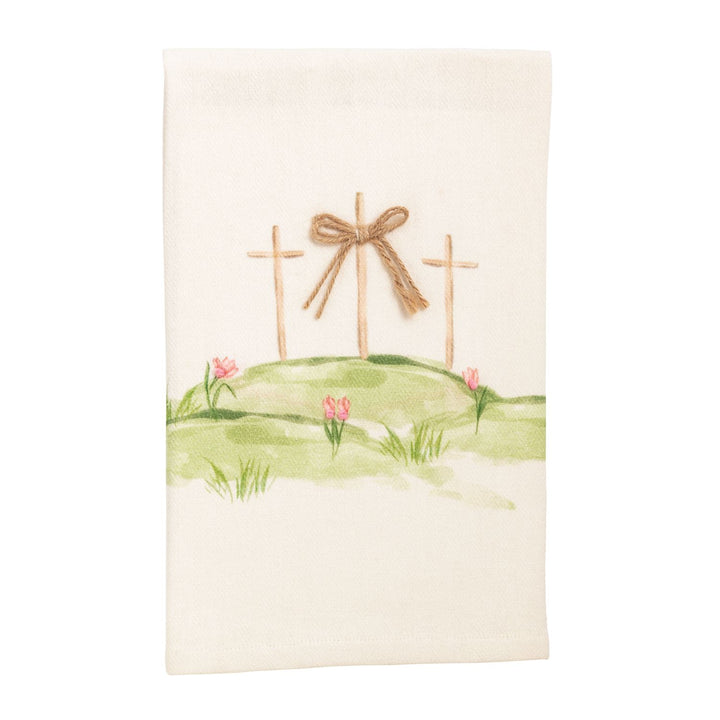 Three Crosses Easter Towel