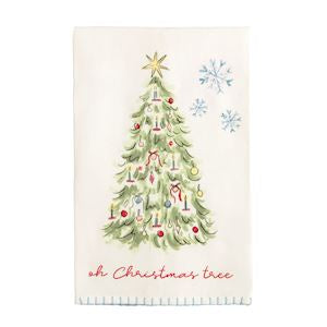 Christmas Tree Nutcracker Hand Towel