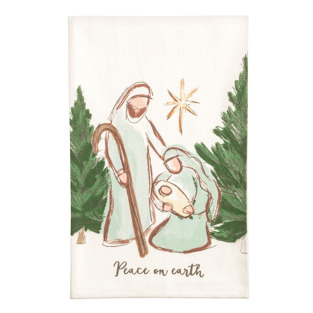 Mary Christmas Hand Towel