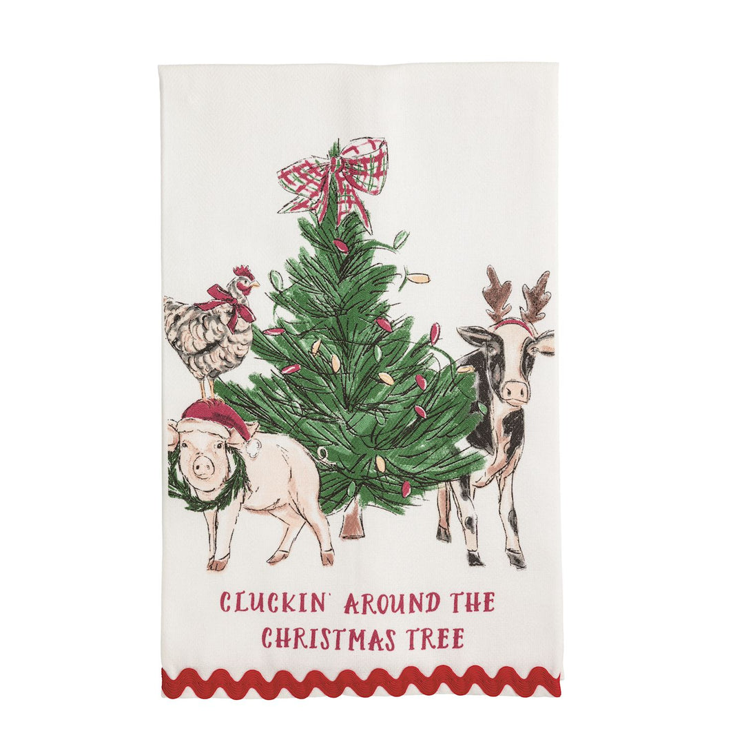 Tree Farm Christmas Ric-Rac Towel
