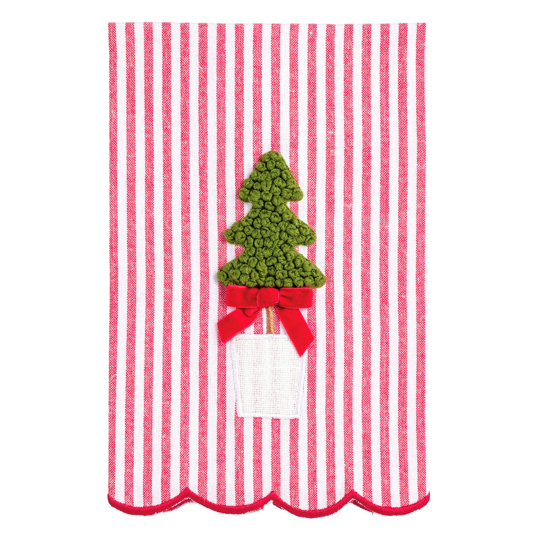 Stripe Tree Topiary Towel