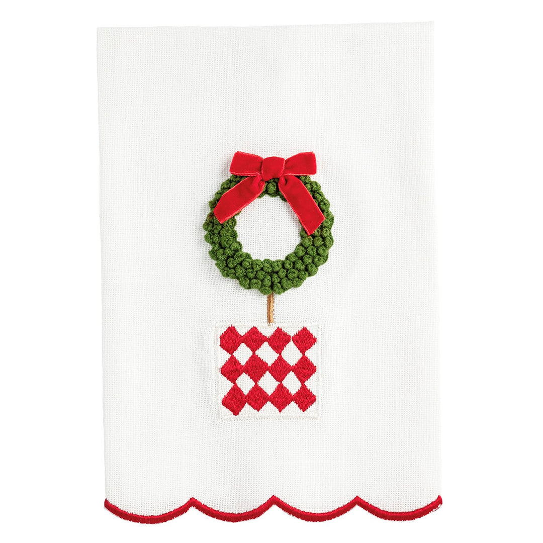 Wreath Tree Topiary Towel
