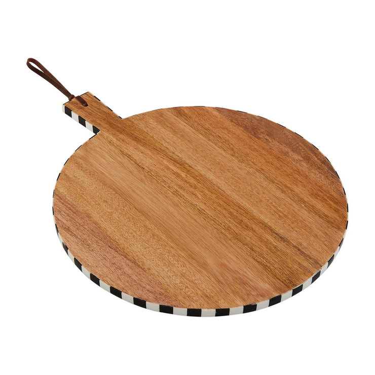 Round Checkered Edge Paddle Board