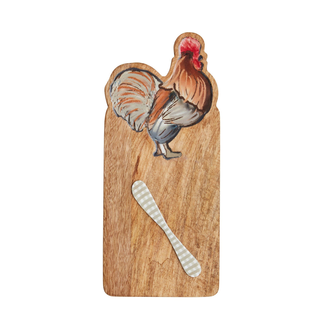 Enamel Farm Chicken Board