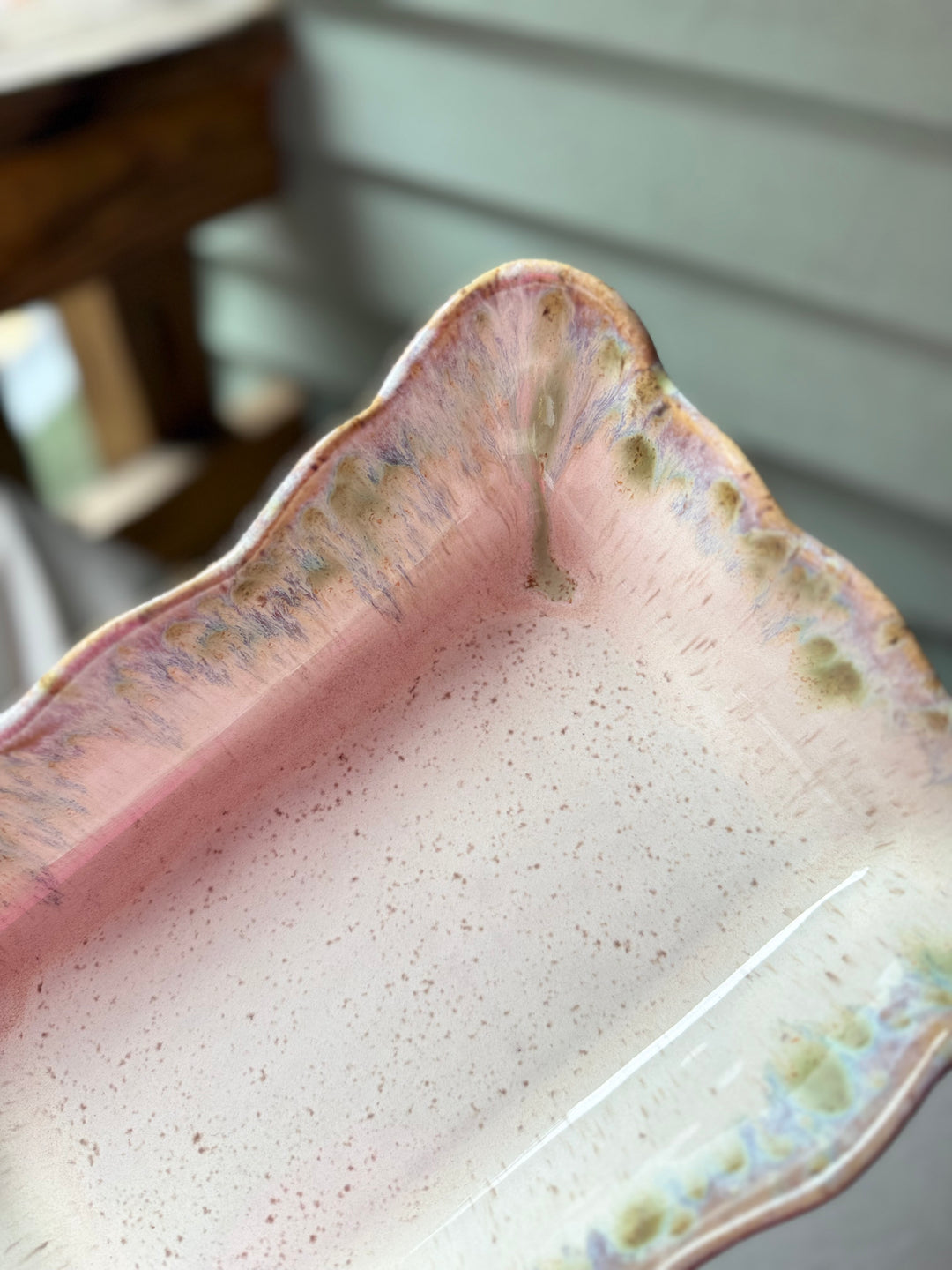 Waved Rectangle Baker -Botanical