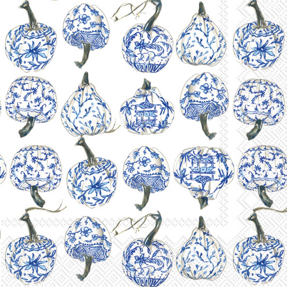 Royal Pumpkins Luncheon Napkins Set of 20
