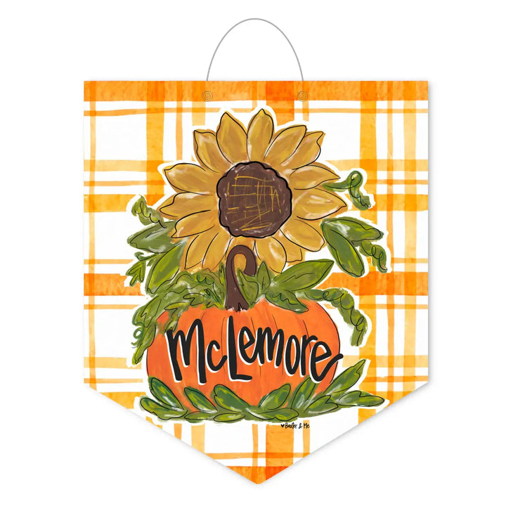 Fall Personalized Door Hanger