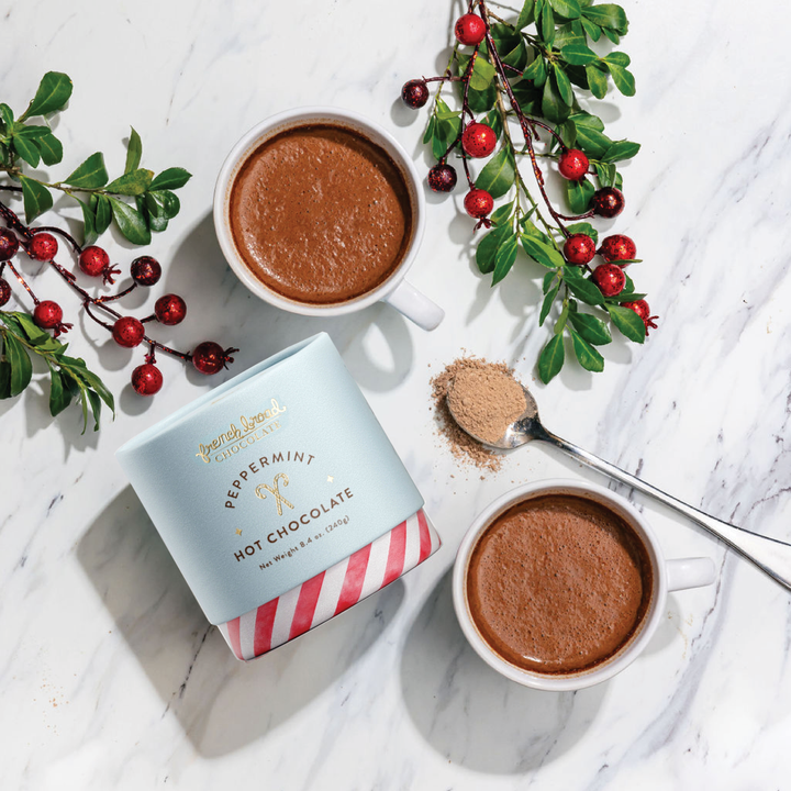 French Broad Chocolate - Peppermint Hot Chocolate - 8oz